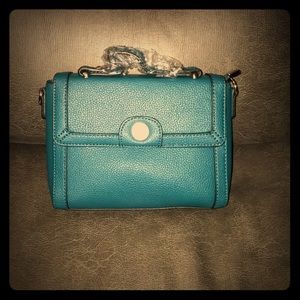 Jessica Moore Teal Sling Purse